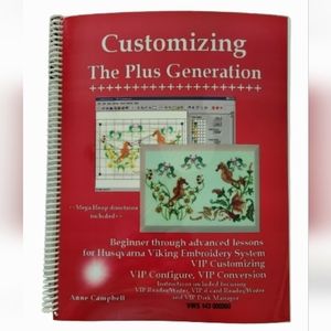 Customizing The Plus Generation lessons For Husqvarna Viking Embroidery Sistem
